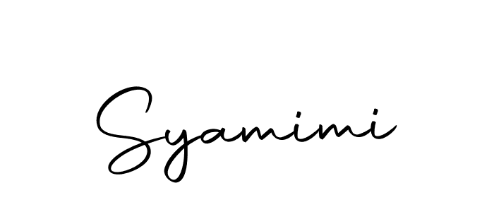 The best way (Autography-DOLnW) to make a short signature is to pick only two or three words in your name. The name Syamimi include a total of six letters. For converting this name. Syamimi signature style 10 images and pictures png