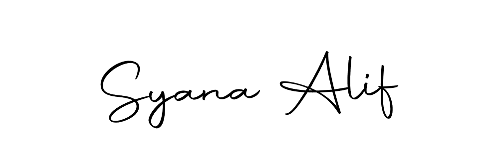 Autography-DOLnW is a professional signature style that is perfect for those who want to add a touch of class to their signature. It is also a great choice for those who want to make their signature more unique. Get Syana Alif name to fancy signature for free. Syana Alif signature style 10 images and pictures png