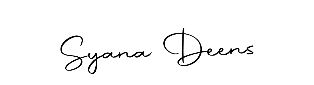 if you are searching for the best signature style for your name Syana Deens. so please give up your signature search. here we have designed multiple signature styles  using Autography-DOLnW. Syana Deens signature style 10 images and pictures png