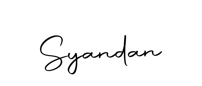 How to make Syandan signature? Autography-DOLnW is a professional autograph style. Create handwritten signature for Syandan name. Syandan signature style 10 images and pictures png