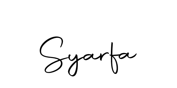 Also You can easily find your signature by using the search form. We will create Syarfa name handwritten signature images for you free of cost using Autography-DOLnW sign style. Syarfa signature style 10 images and pictures png