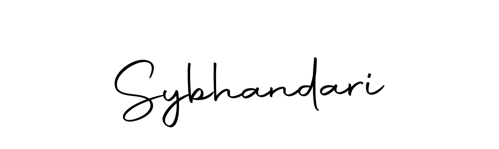 How to make Sybhandari signature? Autography-DOLnW is a professional autograph style. Create handwritten signature for Sybhandari name. Sybhandari signature style 10 images and pictures png