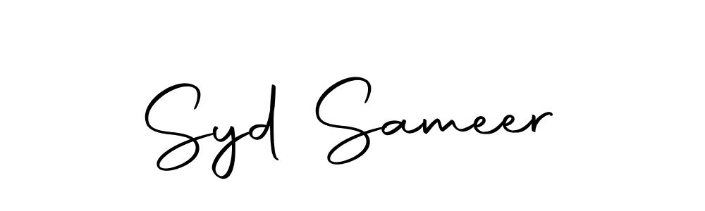 The best way (Autography-DOLnW) to make a short signature is to pick only two or three words in your name. The name Syd Sameer include a total of six letters. For converting this name. Syd Sameer signature style 10 images and pictures png