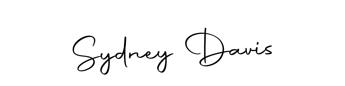 It looks lik you need a new signature style for name Sydney Davis. Design unique handwritten (Autography-DOLnW) signature with our free signature maker in just a few clicks. Sydney Davis signature style 10 images and pictures png