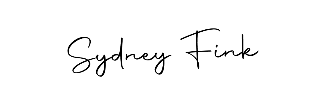 Create a beautiful signature design for name Sydney Fink. With this signature (Autography-DOLnW) fonts, you can make a handwritten signature for free. Sydney Fink signature style 10 images and pictures png