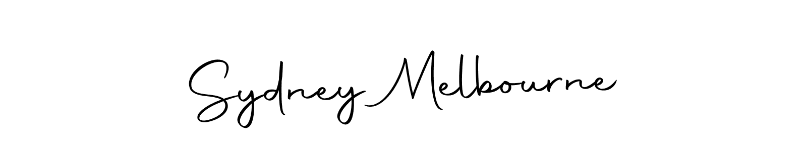 if you are searching for the best signature style for your name Sydney Melbourne. so please give up your signature search. here we have designed multiple signature styles  using Autography-DOLnW. Sydney Melbourne signature style 10 images and pictures png