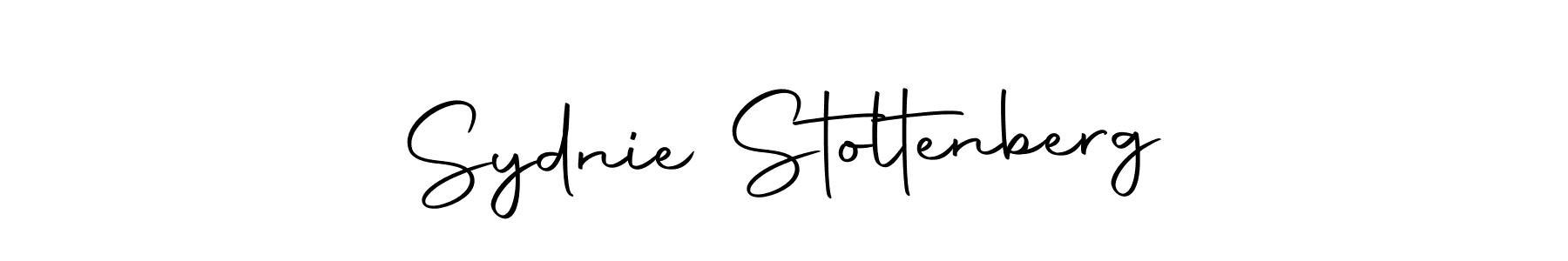 Make a short Sydnie Stoltenberg signature style. Manage your documents anywhere anytime using Autography-DOLnW. Create and add eSignatures, submit forms, share and send files easily. Sydnie Stoltenberg signature style 10 images and pictures png