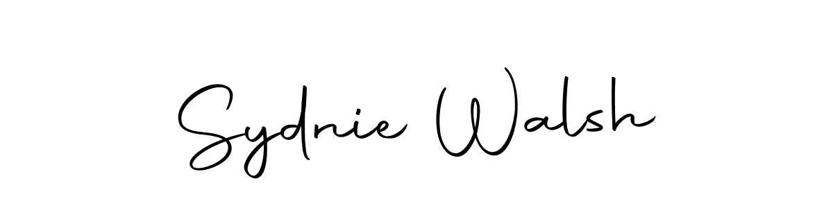 You should practise on your own different ways (Autography-DOLnW) to write your name (Sydnie Walsh) in signature. don't let someone else do it for you. Sydnie Walsh signature style 10 images and pictures png
