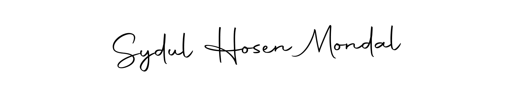 Use a signature maker to create a handwritten signature online. With this signature software, you can design (Autography-DOLnW) your own signature for name Sydul Hosen Mondal. Sydul Hosen Mondal signature style 10 images and pictures png