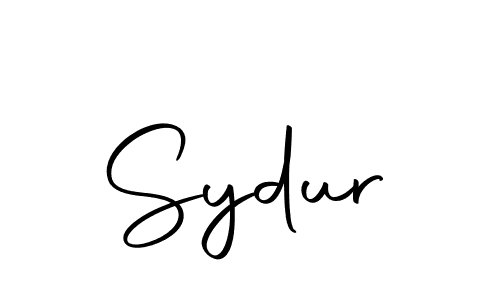Create a beautiful signature design for name Sydur. With this signature (Autography-DOLnW) fonts, you can make a handwritten signature for free. Sydur signature style 10 images and pictures png