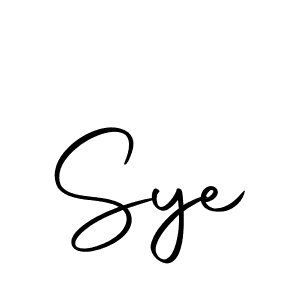 How to make Sye name signature. Use Autography-DOLnW style for creating short signs online. This is the latest handwritten sign. Sye signature style 10 images and pictures png