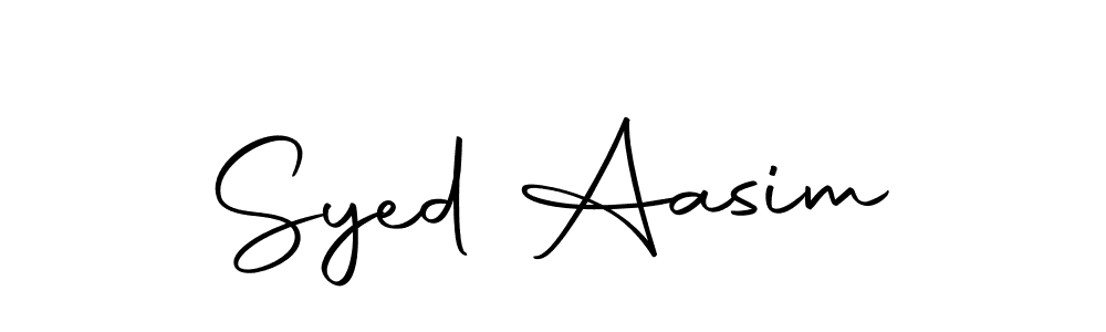 Use a signature maker to create a handwritten signature online. With this signature software, you can design (Autography-DOLnW) your own signature for name Syed Aasim. Syed Aasim signature style 10 images and pictures png