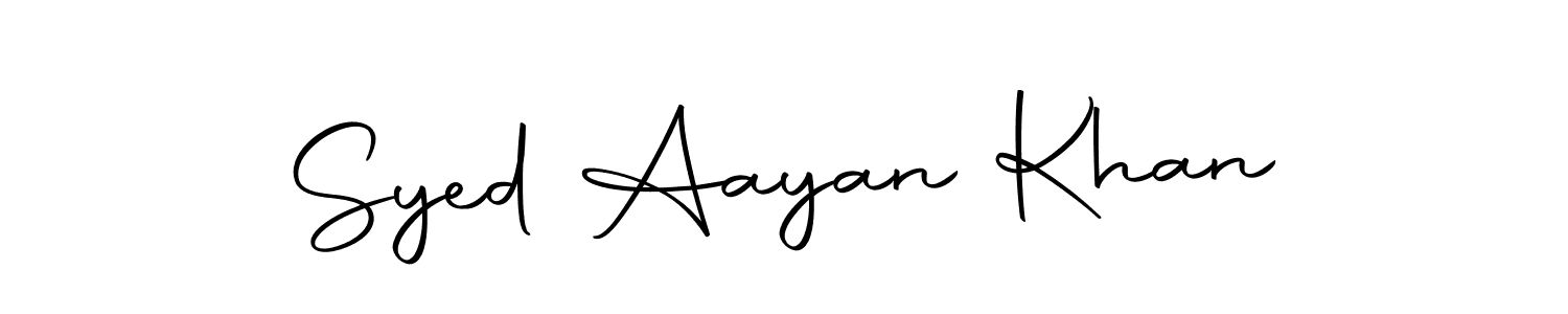 Autography-DOLnW is a professional signature style that is perfect for those who want to add a touch of class to their signature. It is also a great choice for those who want to make their signature more unique. Get Syed Aayan Khan name to fancy signature for free. Syed Aayan Khan signature style 10 images and pictures png