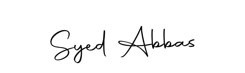 Syed Abbas stylish signature style. Best Handwritten Sign (Autography-DOLnW) for my name. Handwritten Signature Collection Ideas for my name Syed Abbas. Syed Abbas signature style 10 images and pictures png