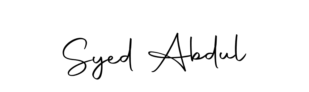 You can use this online signature creator to create a handwritten signature for the name Syed Abdul. This is the best online autograph maker. Syed Abdul signature style 10 images and pictures png