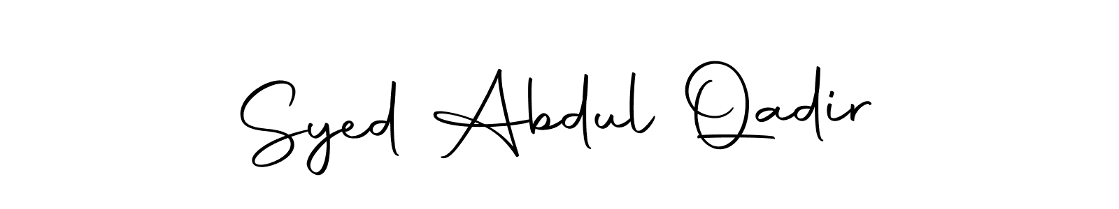 This is the best signature style for the Syed Abdul Qadir name. Also you like these signature font (Autography-DOLnW). Mix name signature. Syed Abdul Qadir signature style 10 images and pictures png
