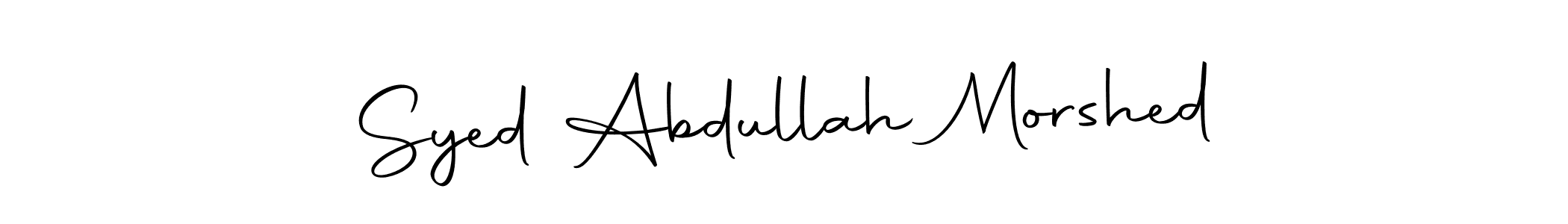 How to make Syed Abdullah Morshed signature? Autography-DOLnW is a professional autograph style. Create handwritten signature for Syed Abdullah Morshed name. Syed Abdullah Morshed signature style 10 images and pictures png