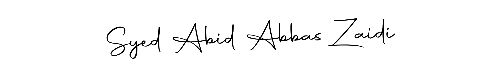 This is the best signature style for the Syed Abid Abbas Zaidi name. Also you like these signature font (Autography-DOLnW). Mix name signature. Syed Abid Abbas Zaidi signature style 10 images and pictures png