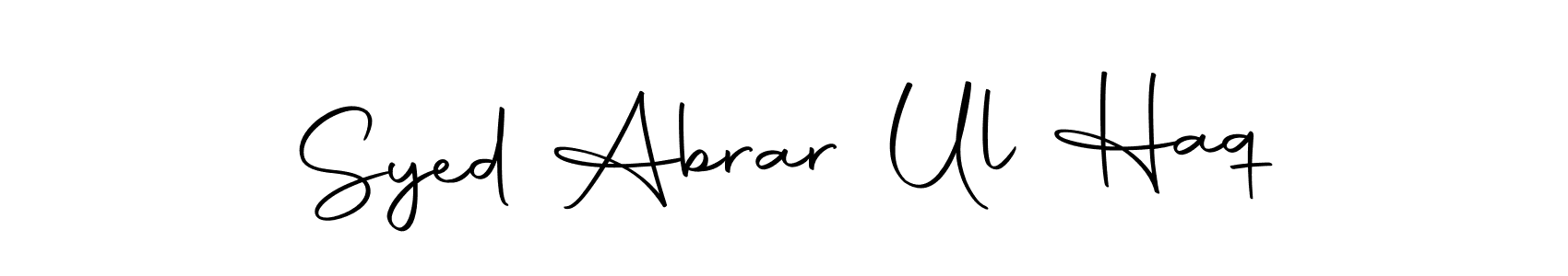 It looks lik you need a new signature style for name Syed Abrar Ul Haq. Design unique handwritten (Autography-DOLnW) signature with our free signature maker in just a few clicks. Syed Abrar Ul Haq signature style 10 images and pictures png