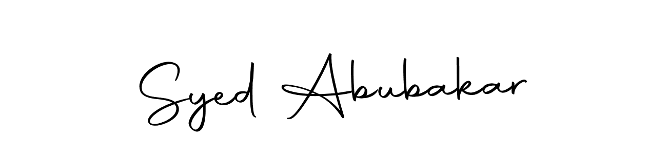The best way (Autography-DOLnW) to make a short signature is to pick only two or three words in your name. The name Syed Abubakar include a total of six letters. For converting this name. Syed Abubakar signature style 10 images and pictures png