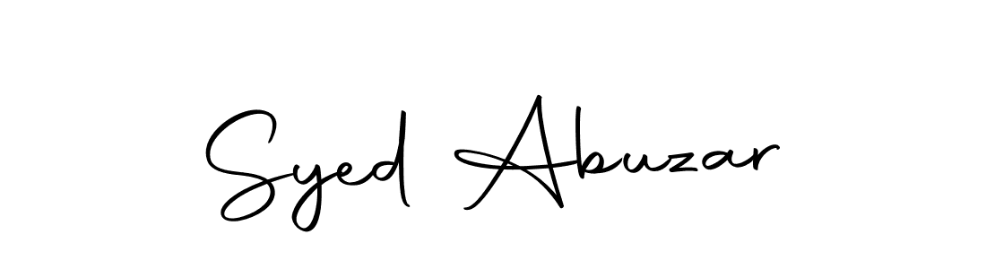 The best way (Autography-DOLnW) to make a short signature is to pick only two or three words in your name. The name Syed Abuzar include a total of six letters. For converting this name. Syed Abuzar signature style 10 images and pictures png