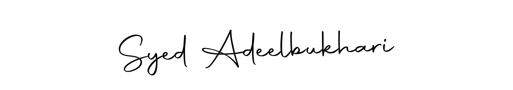 The best way (Autography-DOLnW) to make a short signature is to pick only two or three words in your name. The name Syed Adeelbukhari include a total of six letters. For converting this name. Syed Adeelbukhari signature style 10 images and pictures png
