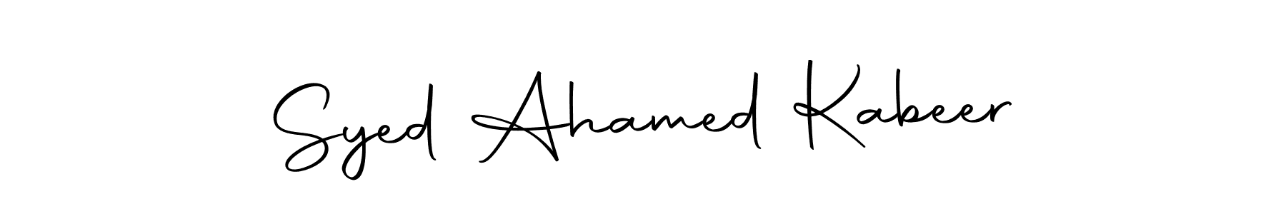 The best way (Autography-DOLnW) to make a short signature is to pick only two or three words in your name. The name Syed Ahamed Kabeer include a total of six letters. For converting this name. Syed Ahamed Kabeer signature style 10 images and pictures png
