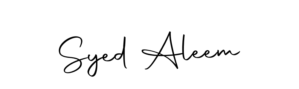 You can use this online signature creator to create a handwritten signature for the name Syed Aleem. This is the best online autograph maker. Syed Aleem signature style 10 images and pictures png