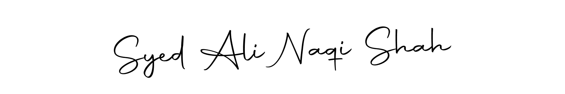 Make a beautiful signature design for name Syed Ali Naqi Shah. With this signature (Autography-DOLnW) style, you can create a handwritten signature for free. Syed Ali Naqi Shah signature style 10 images and pictures png