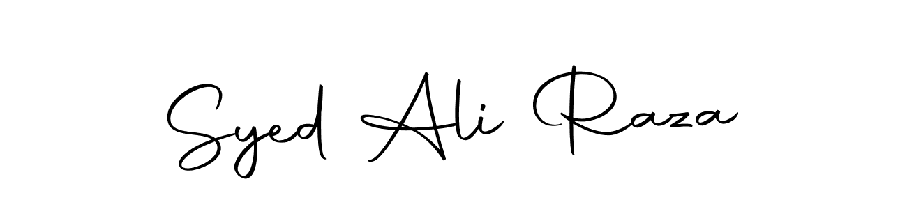 Create a beautiful signature design for name Syed Ali Raza. With this signature (Autography-DOLnW) fonts, you can make a handwritten signature for free. Syed Ali Raza signature style 10 images and pictures png