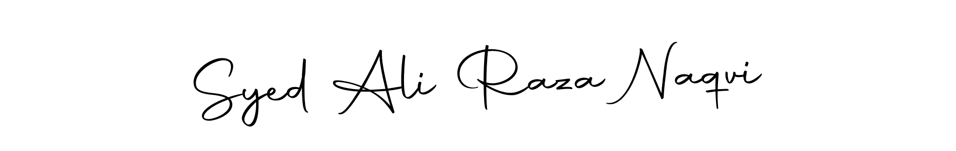 Design your own signature with our free online signature maker. With this signature software, you can create a handwritten (Autography-DOLnW) signature for name Syed Ali Raza Naqvi. Syed Ali Raza Naqvi signature style 10 images and pictures png