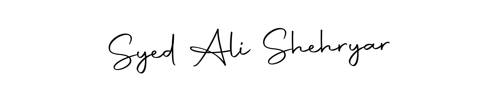 How to make Syed Ali Shehryar signature? Autography-DOLnW is a professional autograph style. Create handwritten signature for Syed Ali Shehryar name. Syed Ali Shehryar signature style 10 images and pictures png