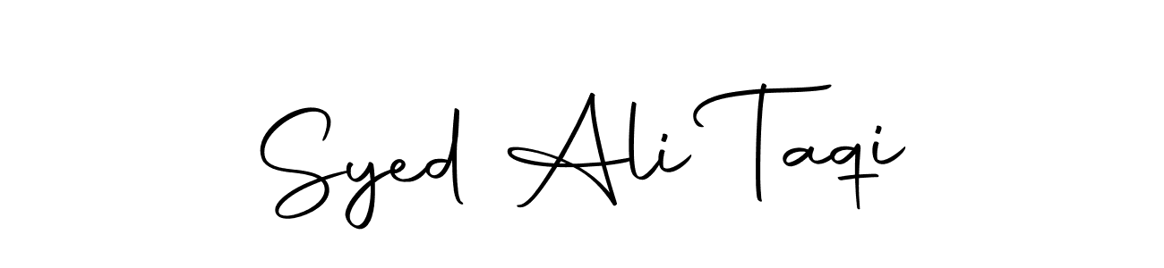 How to make Syed Ali Taqi signature? Autography-DOLnW is a professional autograph style. Create handwritten signature for Syed Ali Taqi name. Syed Ali Taqi signature style 10 images and pictures png