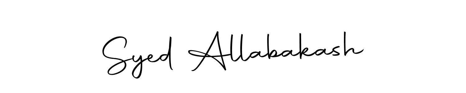 Also we have Syed Allabakash name is the best signature style. Create professional handwritten signature collection using Autography-DOLnW autograph style. Syed Allabakash signature style 10 images and pictures png