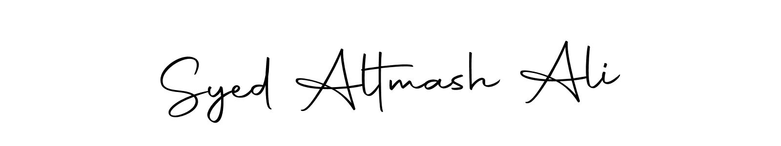 Similarly Autography-DOLnW is the best handwritten signature design. Signature creator online .You can use it as an online autograph creator for name Syed Altmash Ali. Syed Altmash Ali signature style 10 images and pictures png