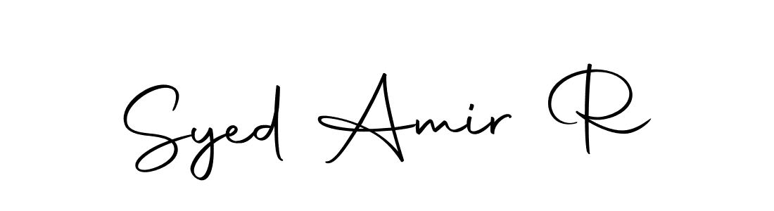 This is the best signature style for the Syed Amir R name. Also you like these signature font (Autography-DOLnW). Mix name signature. Syed Amir R signature style 10 images and pictures png