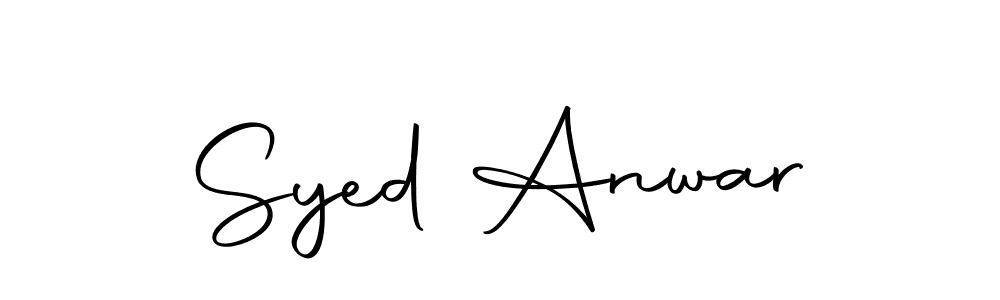 Make a short Syed Anwar signature style. Manage your documents anywhere anytime using Autography-DOLnW. Create and add eSignatures, submit forms, share and send files easily. Syed Anwar signature style 10 images and pictures png