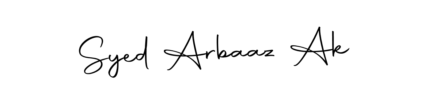 Design your own signature with our free online signature maker. With this signature software, you can create a handwritten (Autography-DOLnW) signature for name Syed Arbaaz Ak. Syed Arbaaz Ak signature style 10 images and pictures png