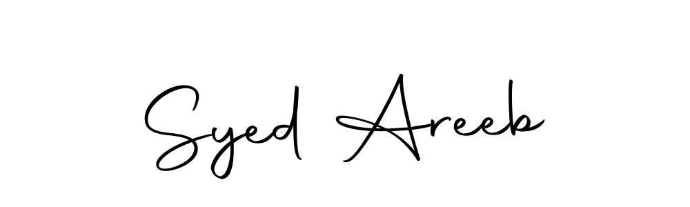 You should practise on your own different ways (Autography-DOLnW) to write your name (Syed Areeb) in signature. don't let someone else do it for you. Syed Areeb signature style 10 images and pictures png