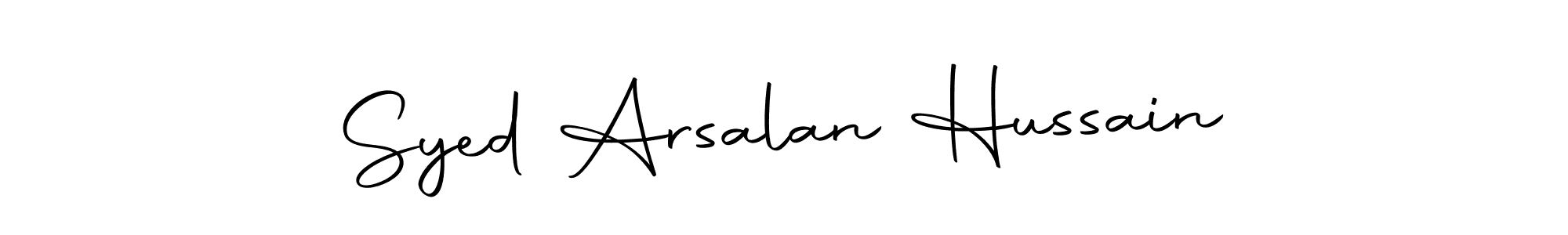 if you are searching for the best signature style for your name Syed Arsalan Hussain. so please give up your signature search. here we have designed multiple signature styles  using Autography-DOLnW. Syed Arsalan Hussain signature style 10 images and pictures png