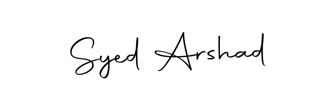 Also we have Syed Arshad name is the best signature style. Create professional handwritten signature collection using Autography-DOLnW autograph style. Syed Arshad signature style 10 images and pictures png