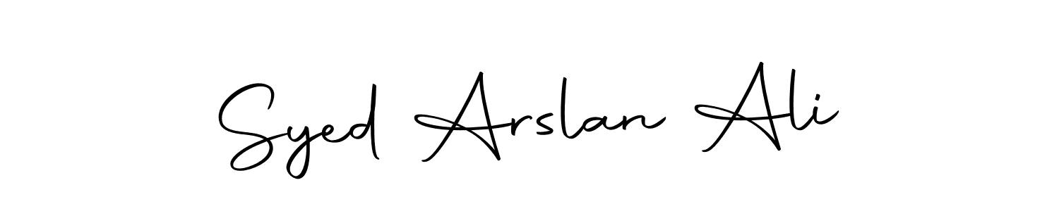 Make a beautiful signature design for name Syed Arslan Ali. Use this online signature maker to create a handwritten signature for free. Syed Arslan Ali signature style 10 images and pictures png