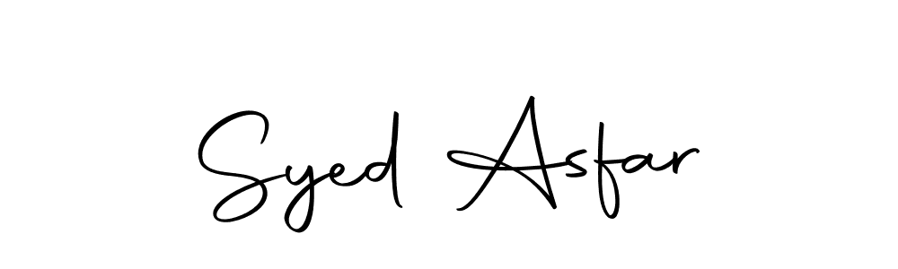 Make a beautiful signature design for name Syed Asfar. Use this online signature maker to create a handwritten signature for free. Syed Asfar signature style 10 images and pictures png