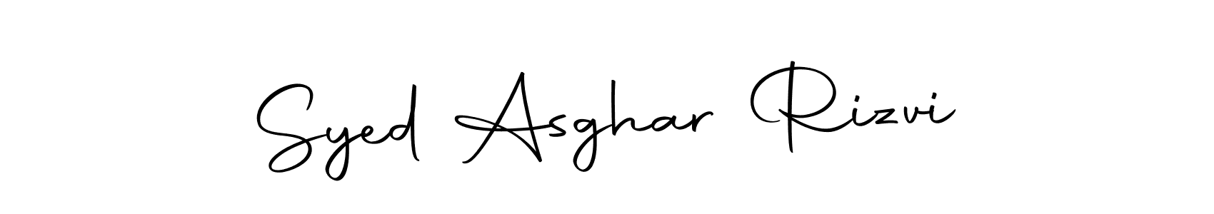 Make a short Syed Asghar Rizvi signature style. Manage your documents anywhere anytime using Autography-DOLnW. Create and add eSignatures, submit forms, share and send files easily. Syed Asghar Rizvi signature style 10 images and pictures png