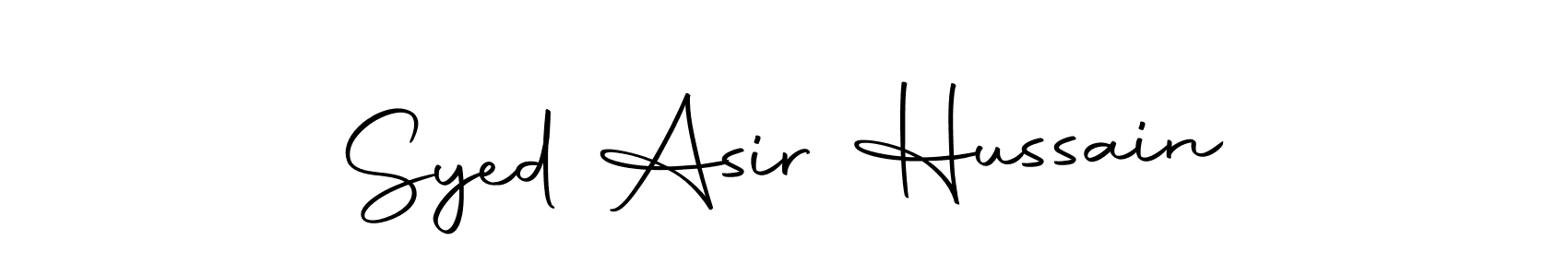 The best way (Autography-DOLnW) to make a short signature is to pick only two or three words in your name. The name Syed Asir Hussain include a total of six letters. For converting this name. Syed Asir Hussain signature style 10 images and pictures png