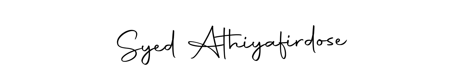 It looks lik you need a new signature style for name Syed Athiyafirdose. Design unique handwritten (Autography-DOLnW) signature with our free signature maker in just a few clicks. Syed Athiyafirdose signature style 10 images and pictures png