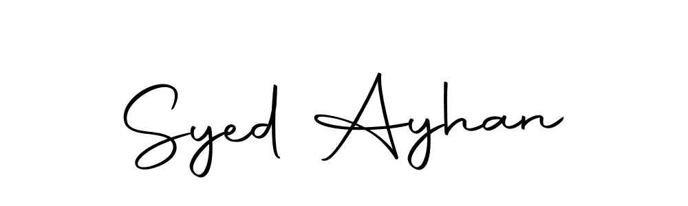 You should practise on your own different ways (Autography-DOLnW) to write your name (Syed Ayhan) in signature. don't let someone else do it for you. Syed Ayhan signature style 10 images and pictures png