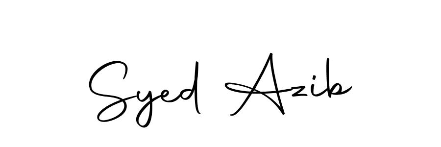 Similarly Autography-DOLnW is the best handwritten signature design. Signature creator online .You can use it as an online autograph creator for name Syed Azib. Syed Azib signature style 10 images and pictures png