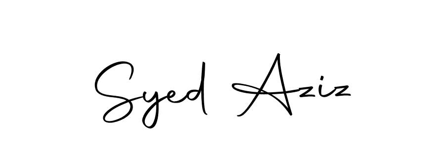 Syed Aziz stylish signature style. Best Handwritten Sign (Autography-DOLnW) for my name. Handwritten Signature Collection Ideas for my name Syed Aziz. Syed Aziz signature style 10 images and pictures png