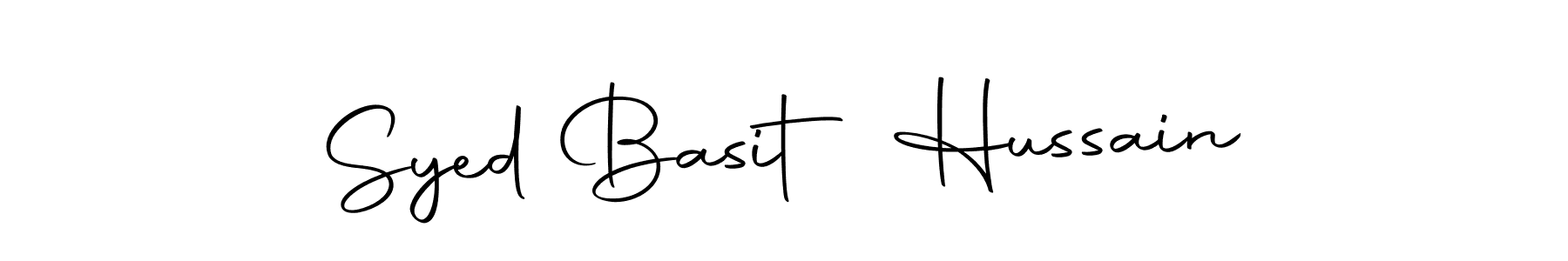 Design your own signature with our free online signature maker. With this signature software, you can create a handwritten (Autography-DOLnW) signature for name Syed Basit Hussain. Syed Basit Hussain signature style 10 images and pictures png